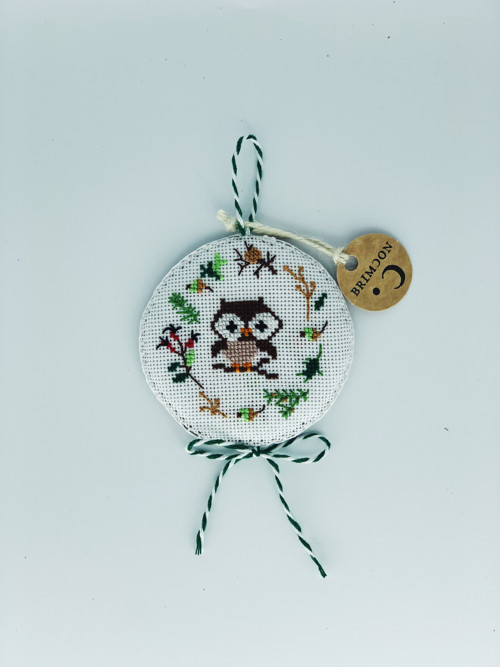 Závěsná dekorace sova pr. 8 cm — foto 1