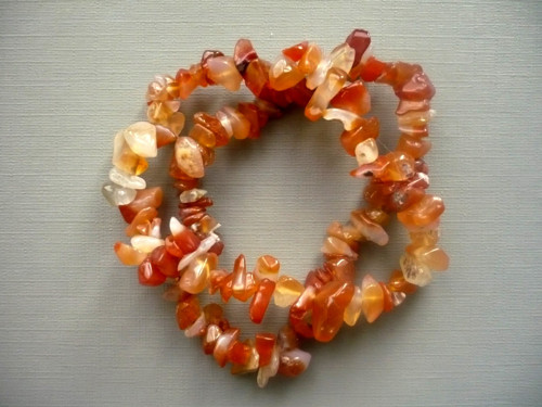 Minerální zlomky 20 cm - karneol