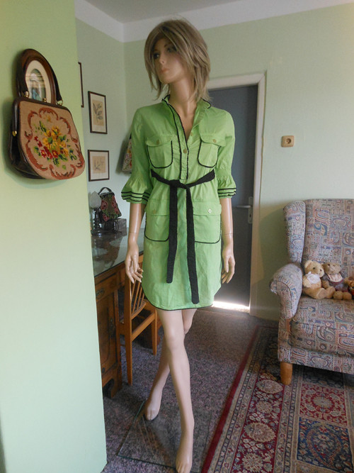 Extravagantní bavlněné šaty, vel.36 — foto 1