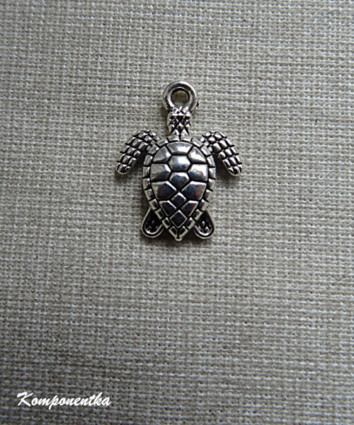 Přívěšek želva 15x12mm 1kus — foto 1