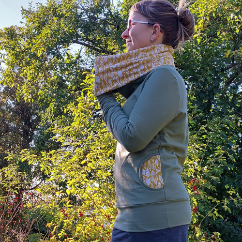 Mikina khaki