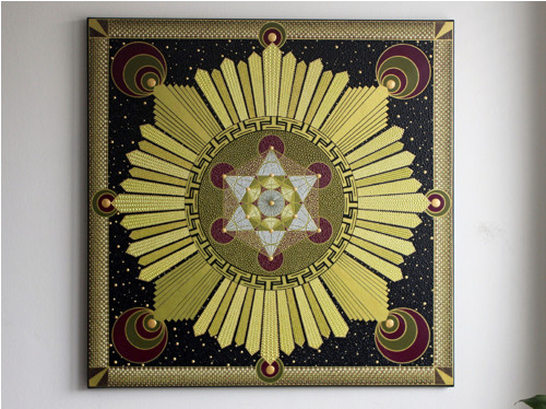 Mezi Vesmírem a Zemí 80x80 cm