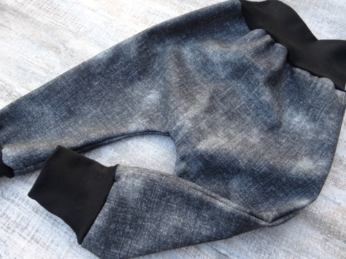 BAGGY SOFTSHELL ... black denim