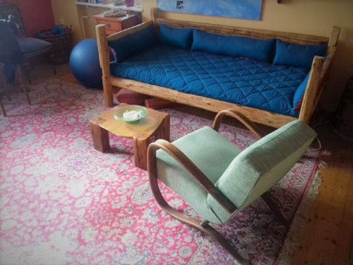 Prošívaný přehoz či přikrývka, petrolejová