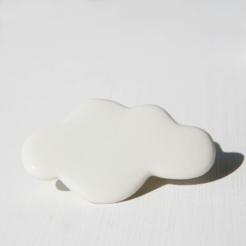 Oblak - porcelánová brož — foto 1