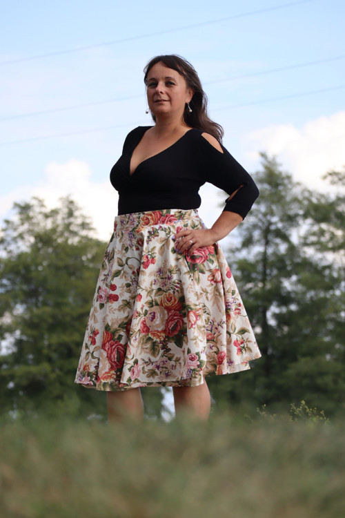 Zavinovací sukně, pugét — foto 1