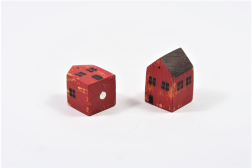 Dřevěný domeček s magnetem - 6 — foto 1