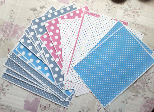 Scrapbookové papíry - sada 24 ks