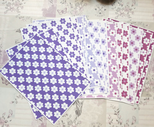 Scrapbookové papíry - sada 14 ks