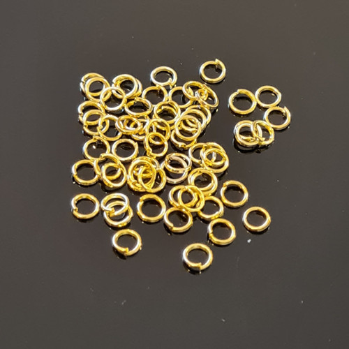 Zlaté kroužky Ø 3 mm, 1000 ks
