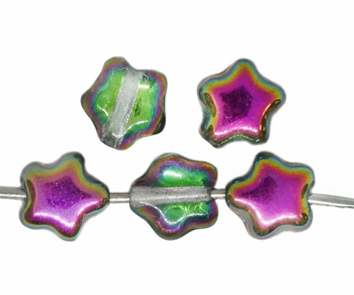 60ks Crystal Metallic Dichroic Vitrail zelená — foto 1
