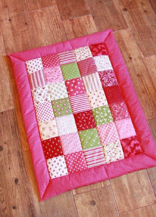 Dětská přebalovací podložka pro miminka, patchwork