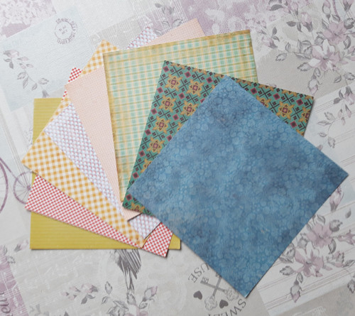 Scrapbookové papíry 15x15cm