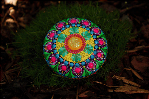 Mandala "Barvy jara" DotArt - akryl — foto 1