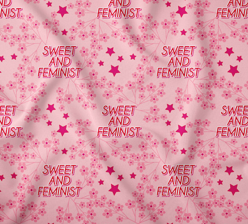 Sweet and feminist růžová