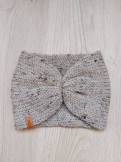 DUNE - Pletená tweed čelenka
