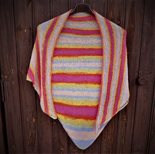 Barevná šála - pléd