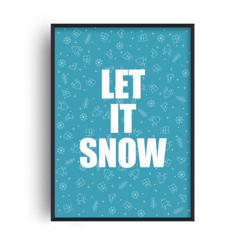 Let it snow (modrý)