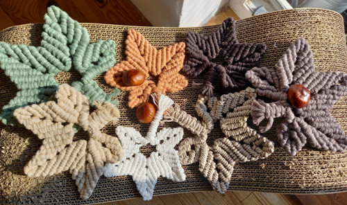 Macrame listy / PODZIM