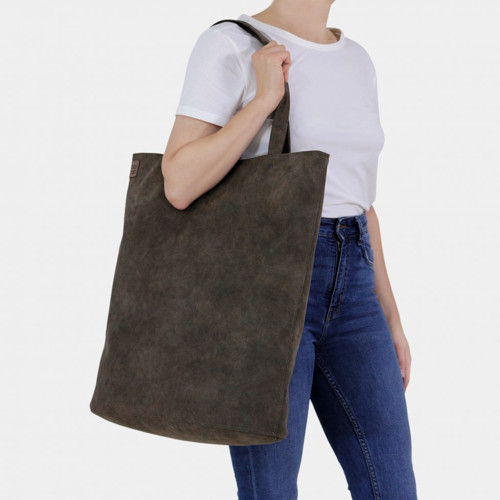 Hnědá taška Mega Shopper bag
