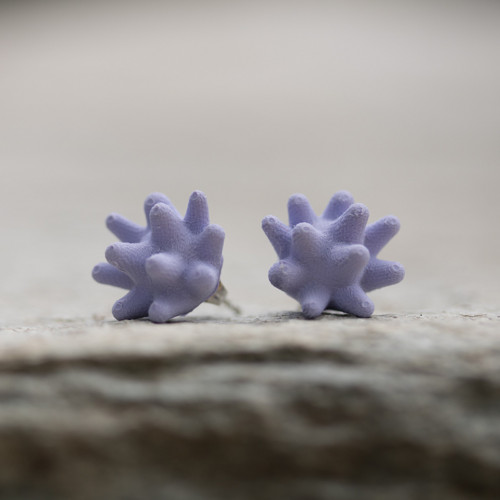 Náušnice virus lilac