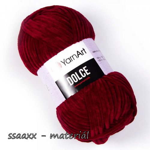 Příze DOLCE ~ 752 ~ bordó — foto 1