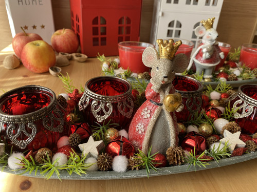 Adventní svícen s myšičkou — foto 1