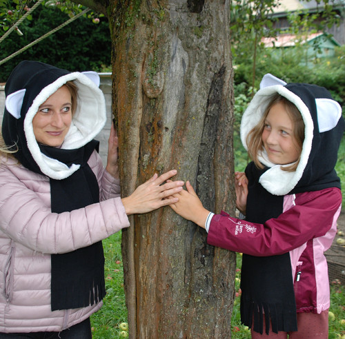 Akce: Maminka A Dcera: Šála S Kapucí S Oušky