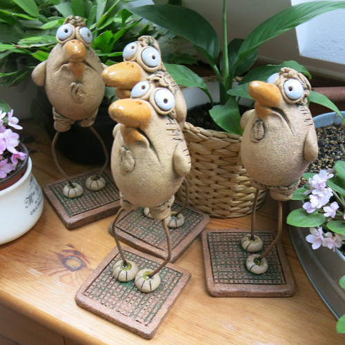 Pták - čapík (cena za kus) — foto 1