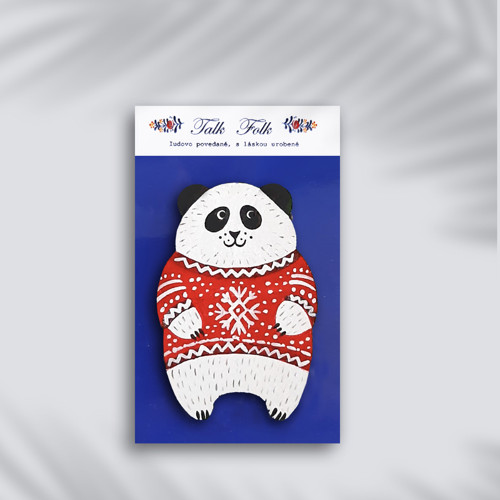 Brošnička - Panda v svetri — foto 1