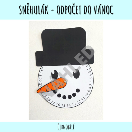 Sněhulák - odpočet do Vánoc PDF
