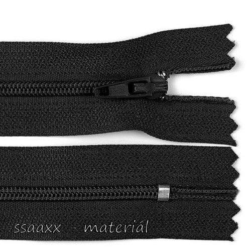 Spirálový zip ~ 3 mm ~ 50 cm ~ černý