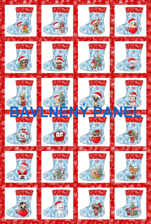 Bavlněný panel 40 x 60 cm
