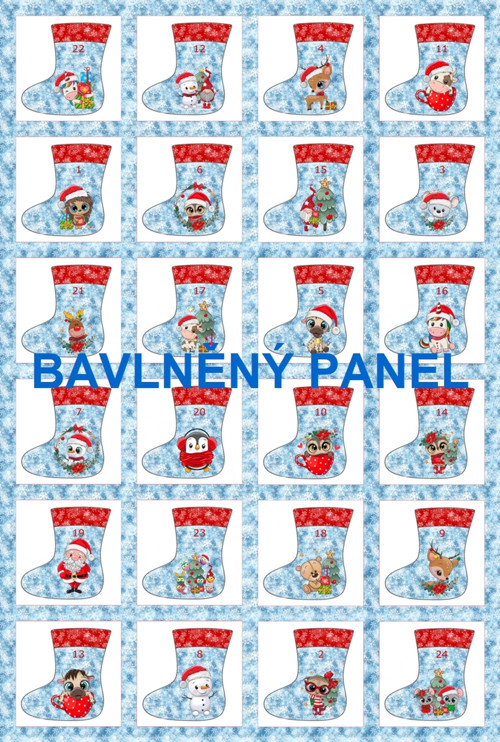 Bavlněný panel 40 x 60 cm — foto 1