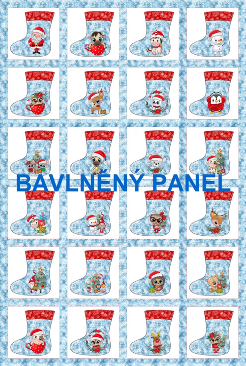 Bavlněný panel 40 x 60 cm