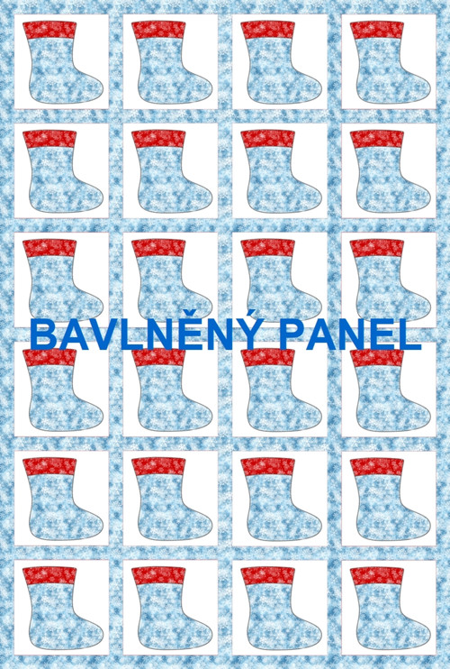 Bavlněný panel 40 x 60 cm