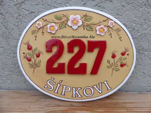 Domovní číslo / na objednávku