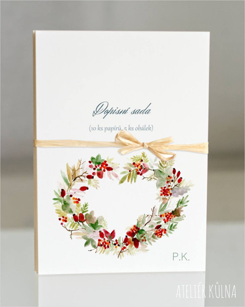 Dopisní sada & monogram *Blízkost*