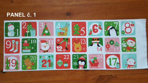 Panel na adventní kalendář č. 1
