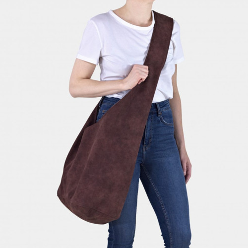 Kaštanově hnědá taška Short Boogi bag