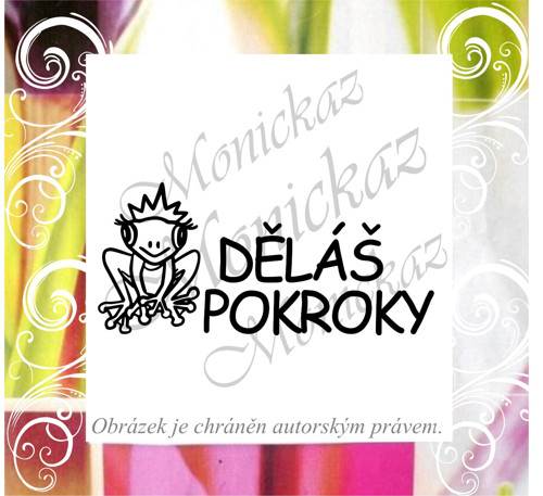 Děláš pokroky žabka 650. Razítko.