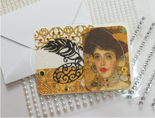 Vzkazová kartička Art - Gustav Klimt (494)