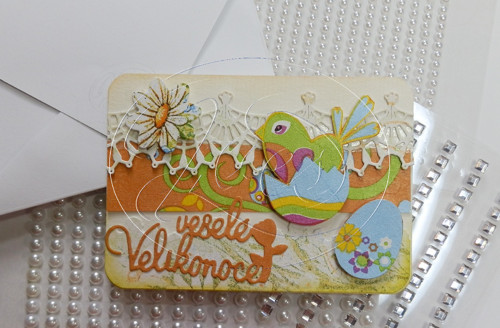 Vzkazová kartička Velikonoce (499)