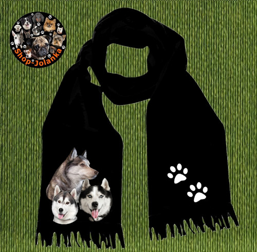 Husky Zimní Fleecová Šála