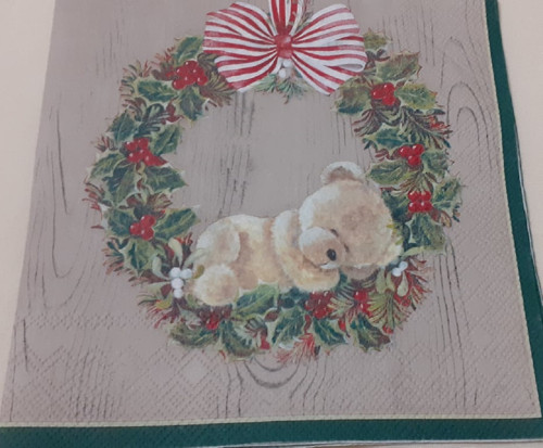 Vánoční ubrousek 33x33cm