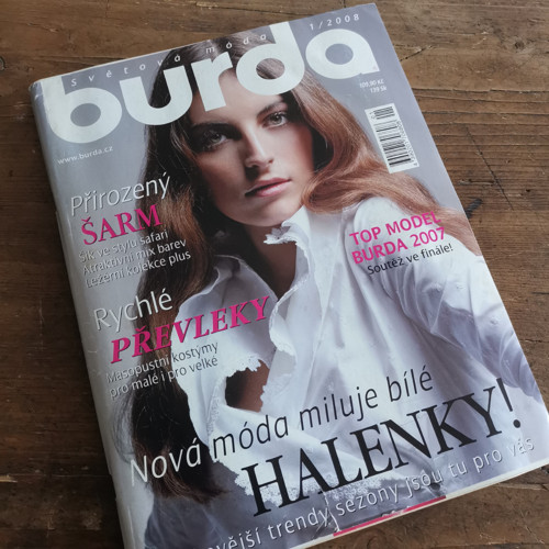 BURDA ... se střihovou přílohou ... 1/2008 — foto 1