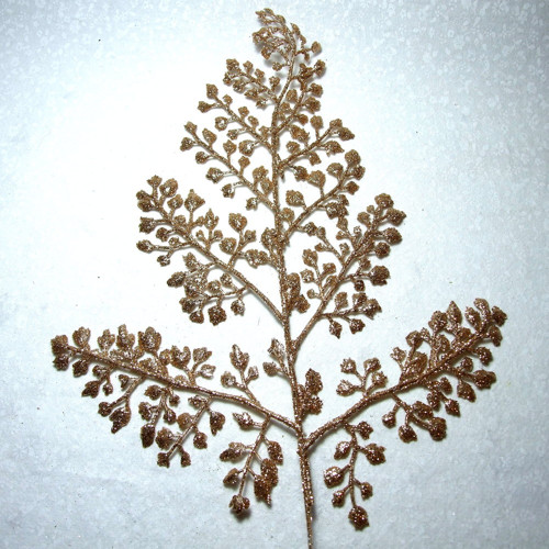 Bronzová kapradina 35 cm
