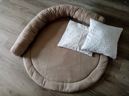 Deka na hraní / vafle béžová "