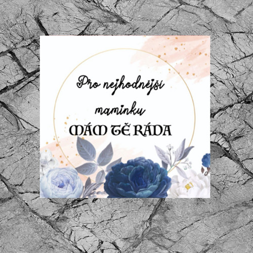 Kartička k náramkům - Pro nejhodnější maminku