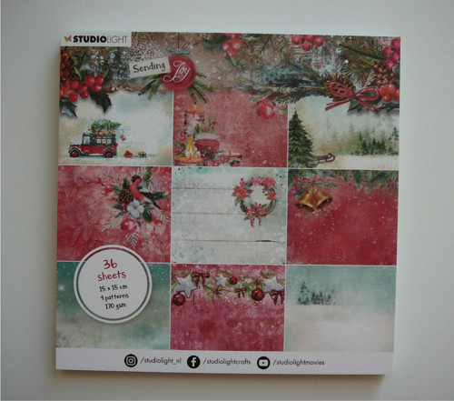 Sada papírů 15x15 cm, 36 ks